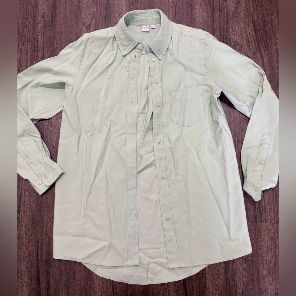 Light green Twik button up